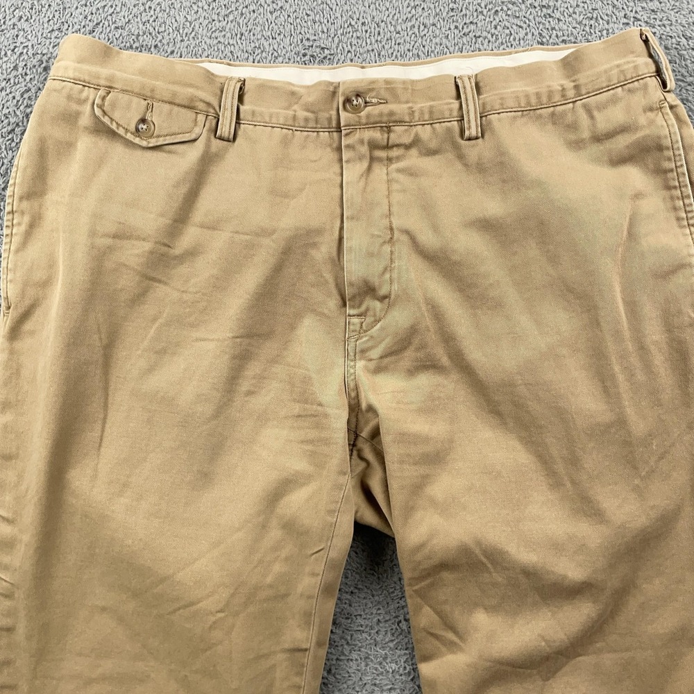 Polo Ralph Lauren Pants Mens 38x32 Beige Bedford Chino Straight Fit Casual